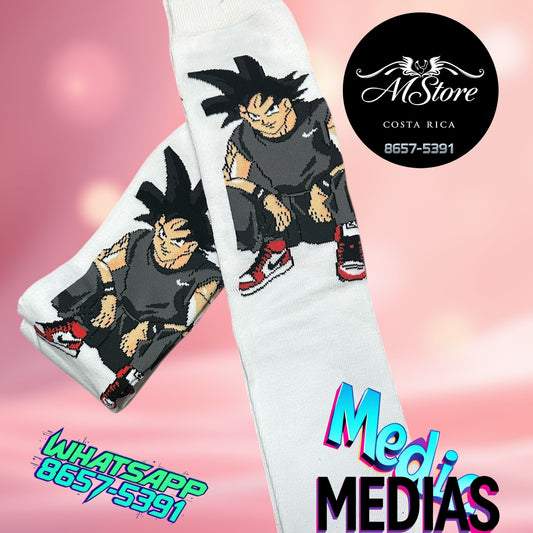 Medias Goku Blancas