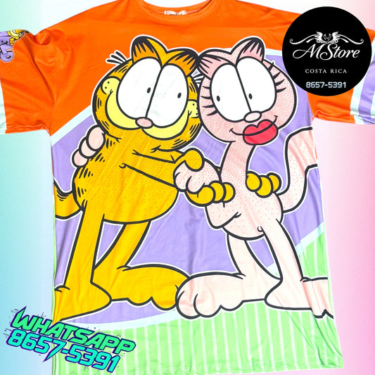 Blusón Oversize GARFB Garfield y la novia Tela piel de Durazno