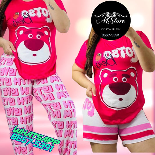 Pijama Plus Trio Lotso
