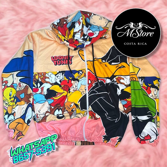 Abrigo Zipper Looney Tunes