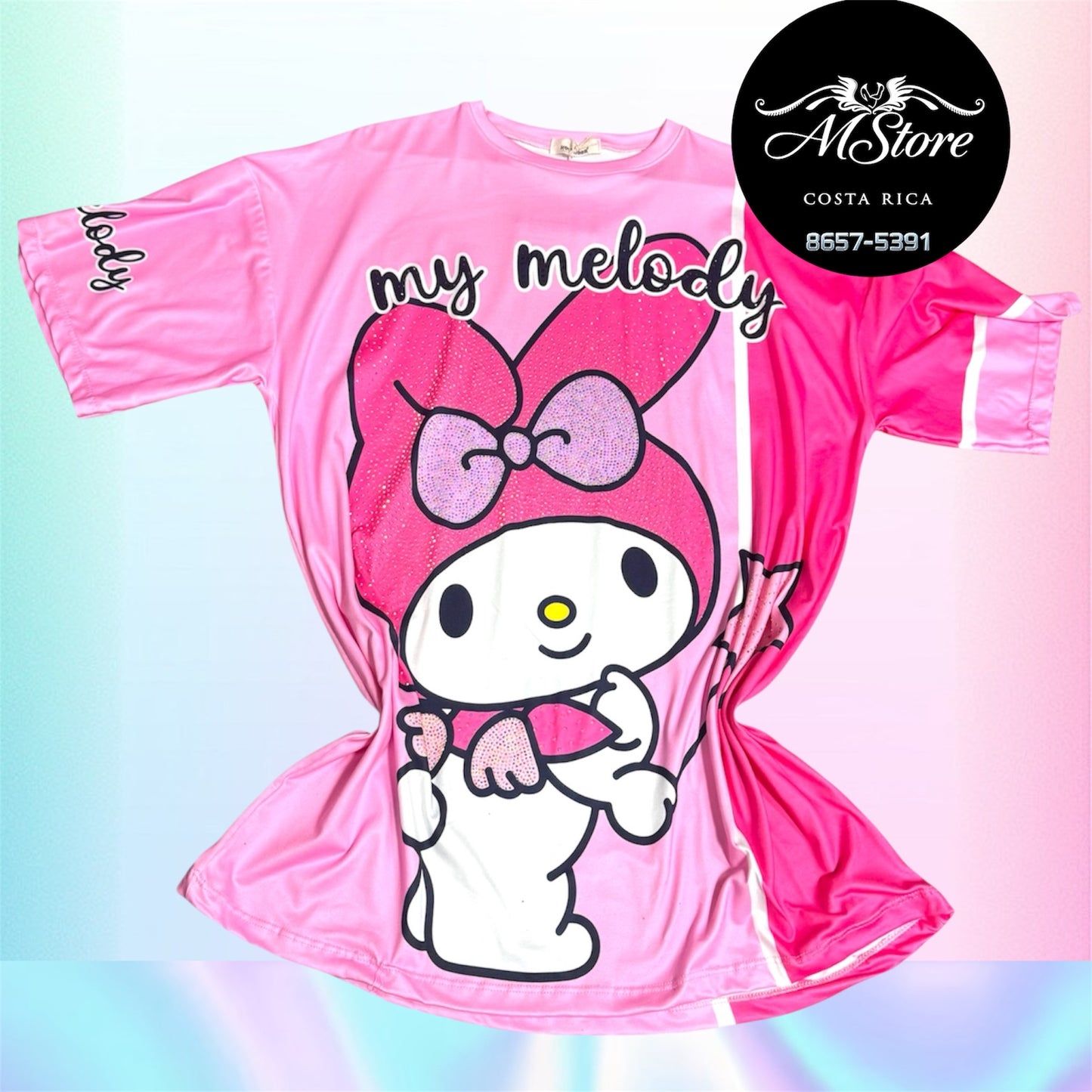 Blusón Oversize HKB By Melody Tela Piel de durazno