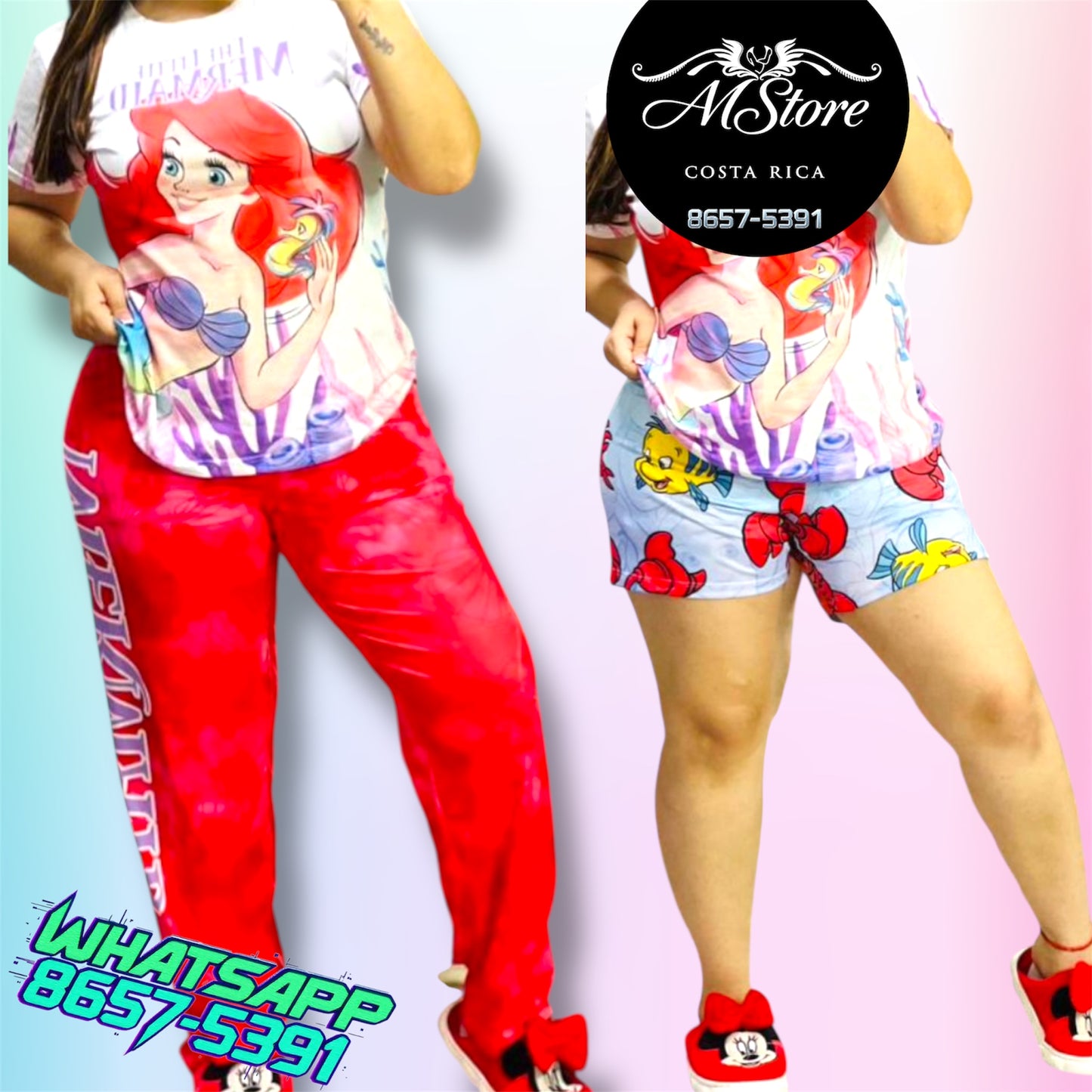 Pijama Plus Trio Ariel Mar