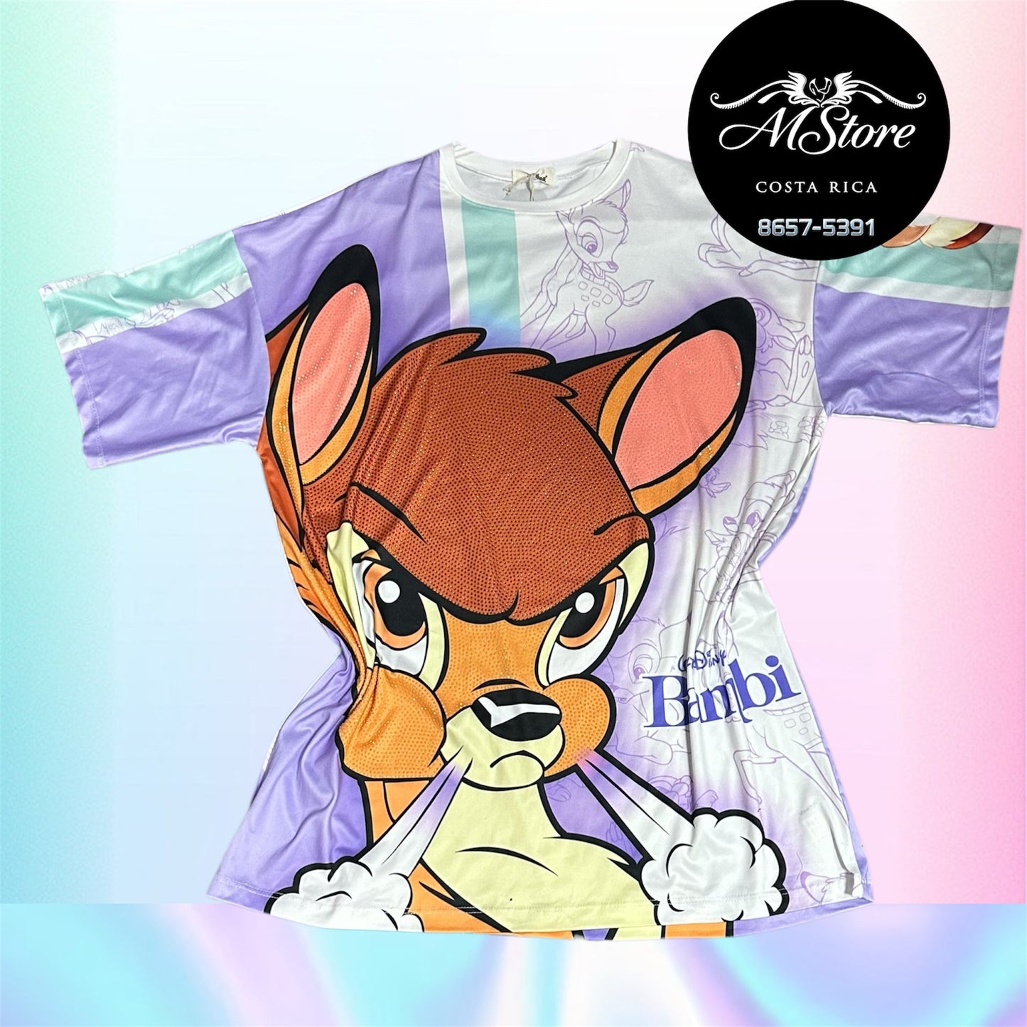 Blusón Oversize PRB Bambi Tela piel de durazno