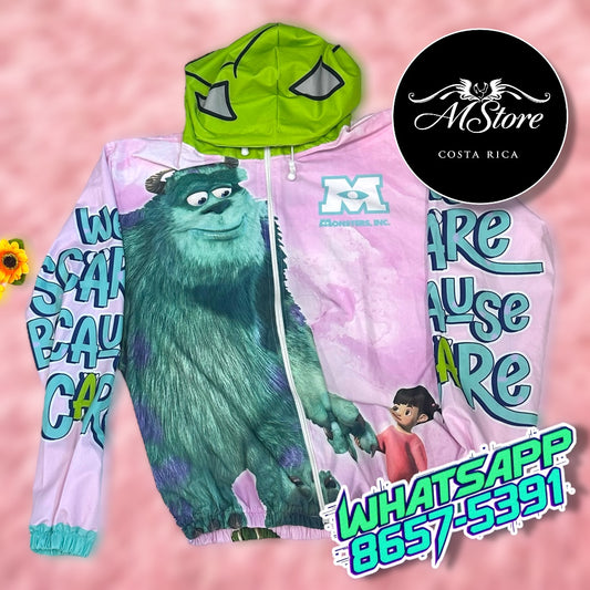 Abrigo Corta Vientos Monster Inc