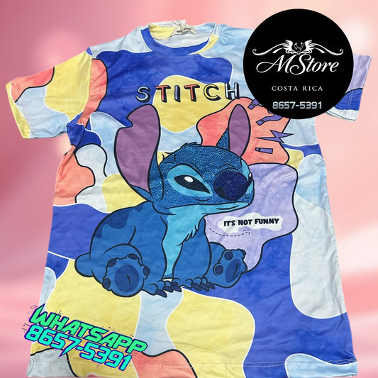 Blusa de Niña Stitch Sentado