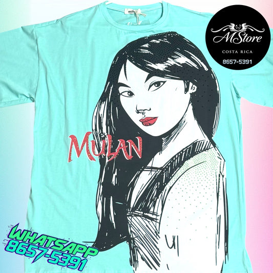 Blusón Oversize PRB Mulan Menta Tela Fria