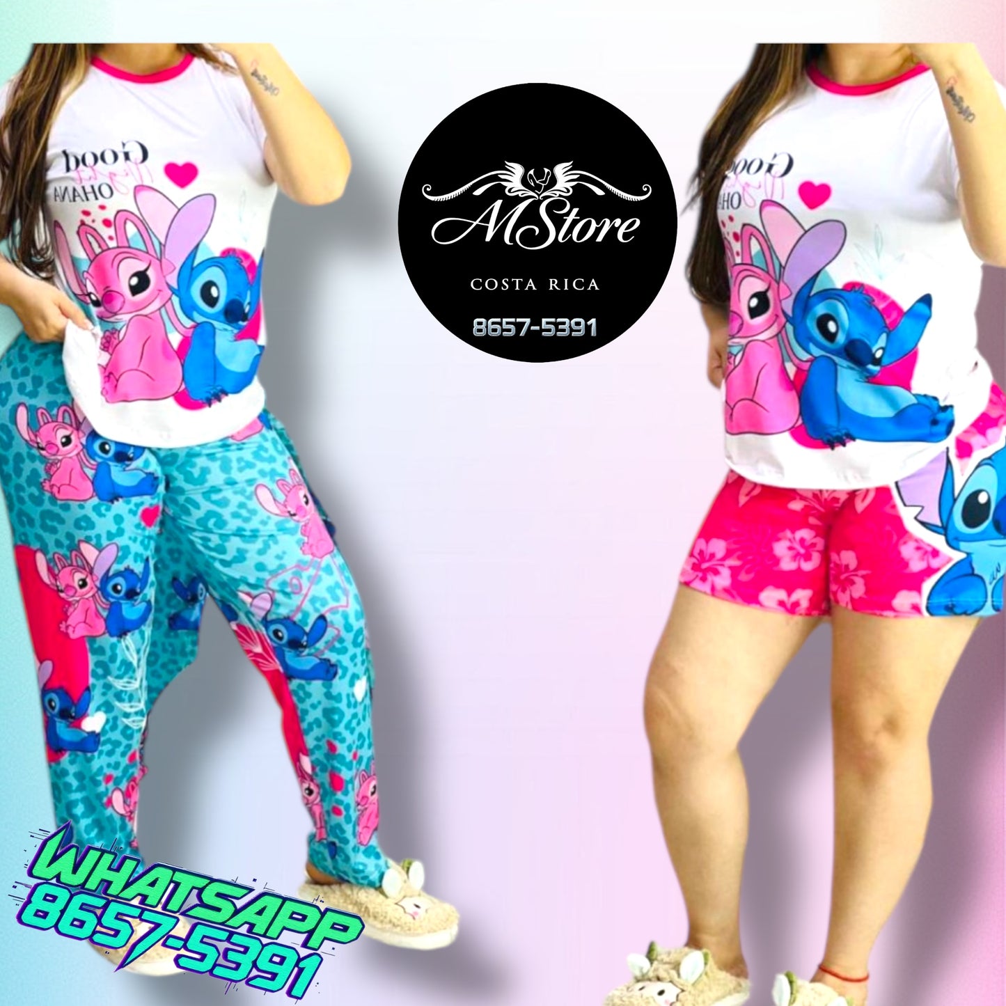 Pijama Plus Trio Angel Stitch 🩷