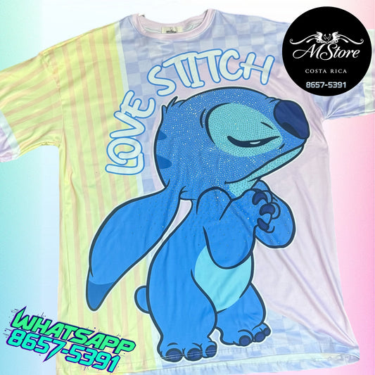 Blusón Oversize STB Stich Enojado Tela piel de durazno