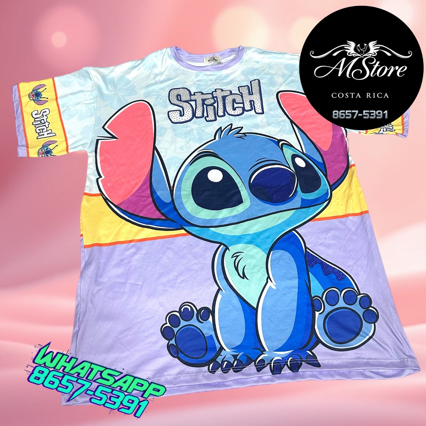Blusón Oversize St Stitch Sentado Corrongo Tela piel de durazno