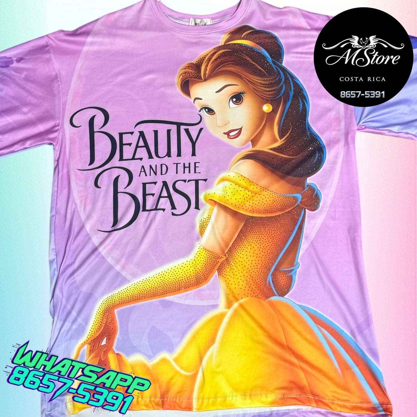 Blusón Oversize PRB Bella Lila Tela piel de durazno