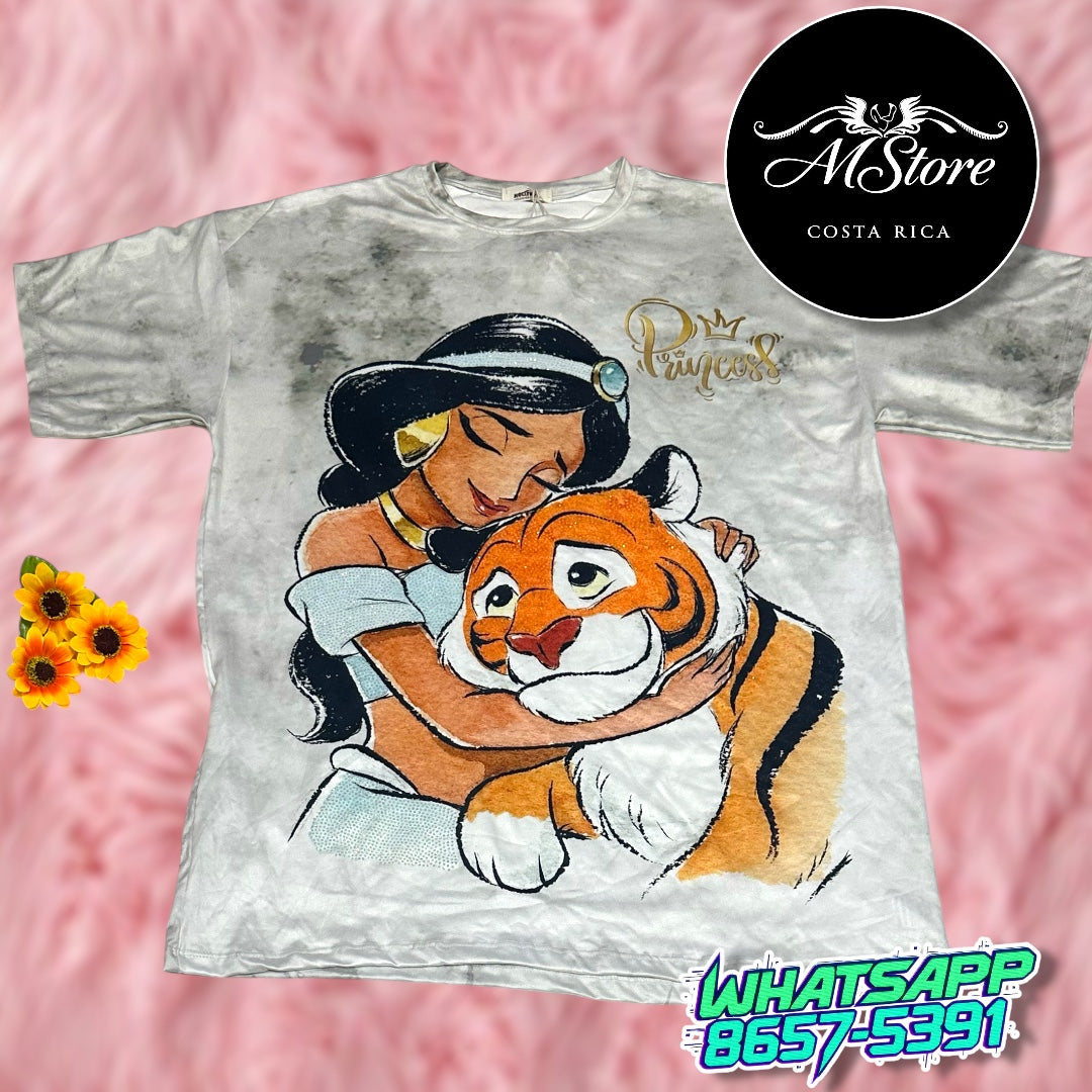 Blusón Oversize Jasmin Tela piel de durazno