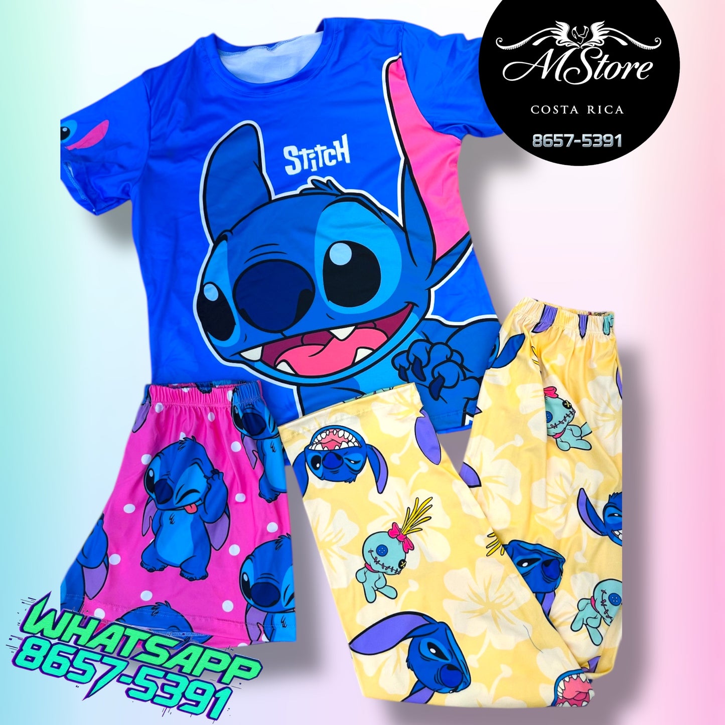 Pijama Plus Trio Stitch