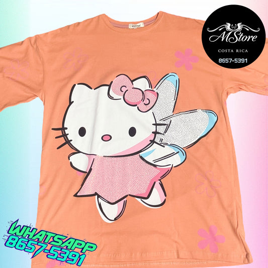 Blusón Oversize HKB Hello Kitty Adita Tela Fría