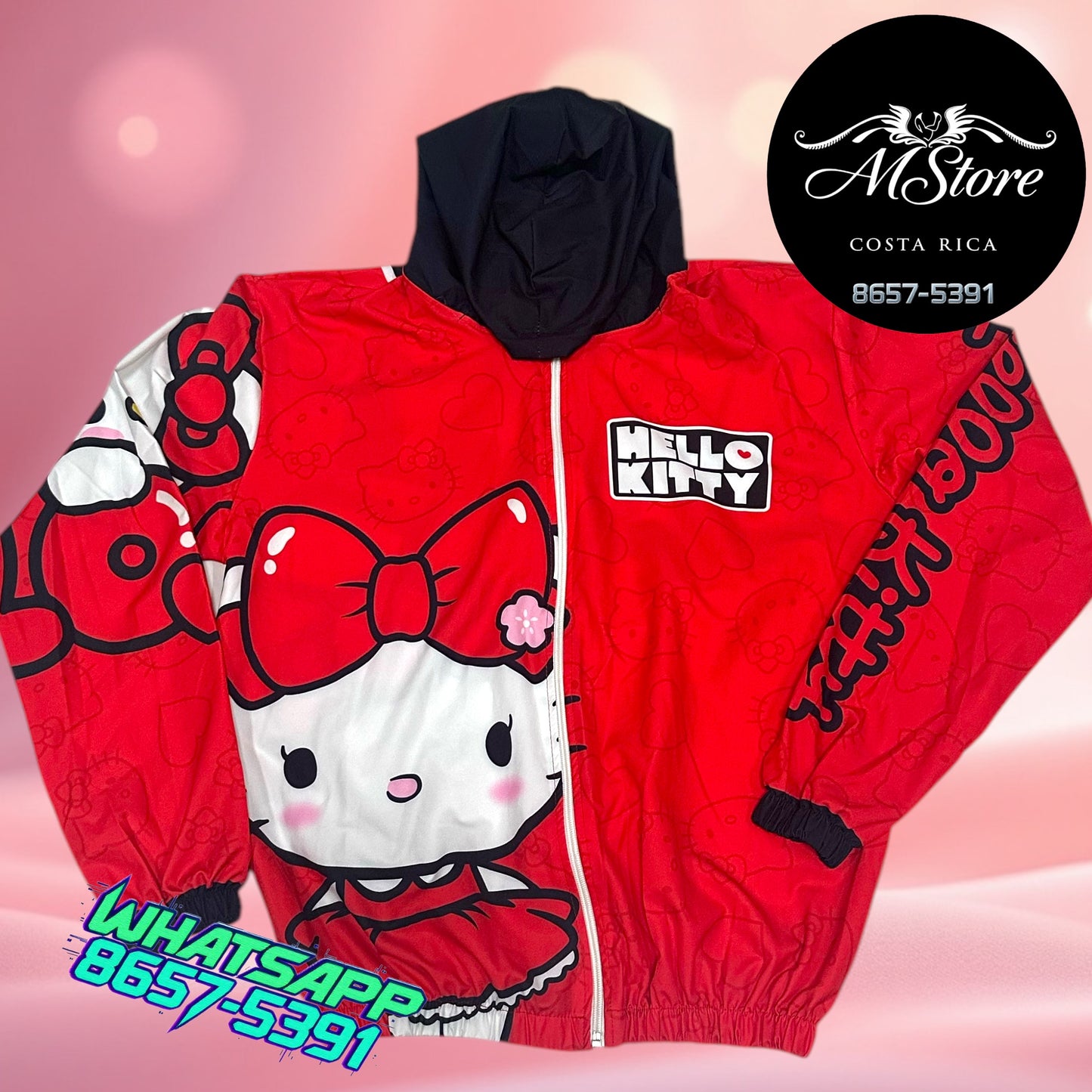Abrigo Corta Vientos Hello Kitty