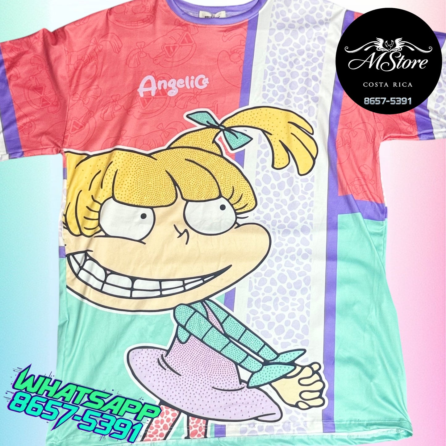 Blusón Oversize RGB Angelica Sonrriendo Verde Tela piel de durazno