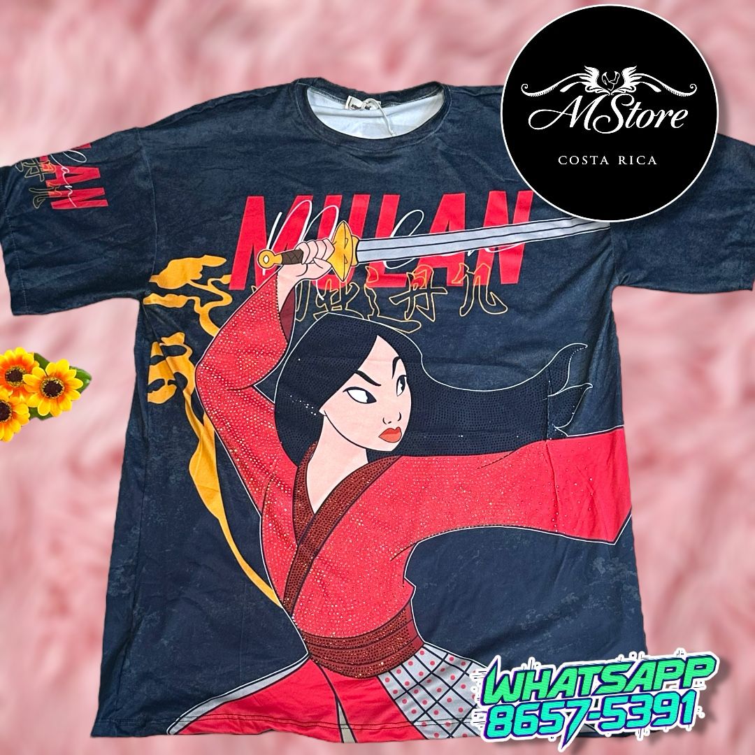 Blusón Oversize Mulan Negra Tela piel de Durazno