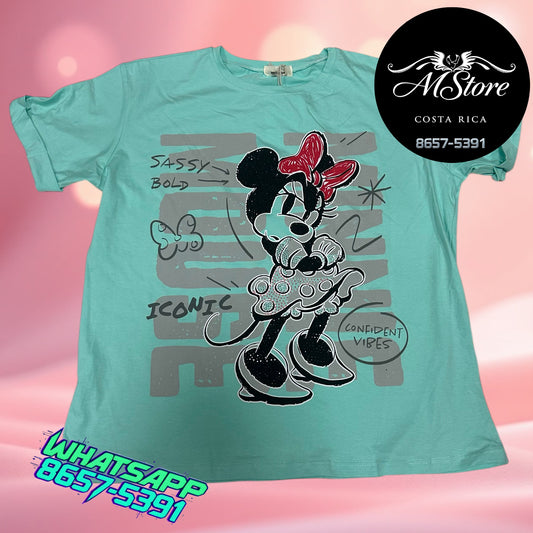 Corte L Minnie Completa Menta Tela Fria