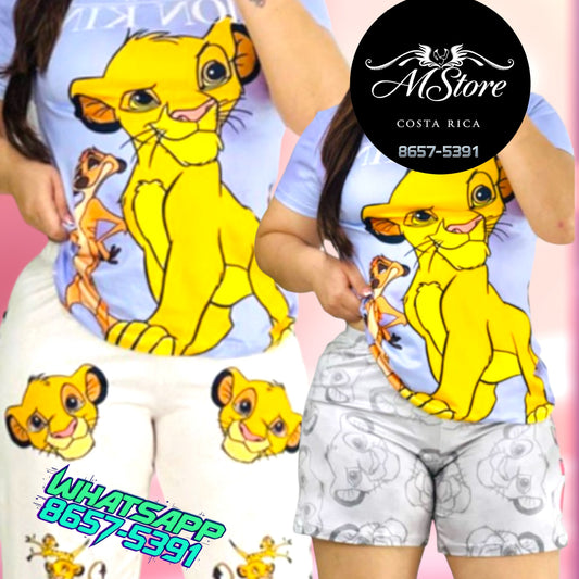 Pijama Plus Trio Simba Lila