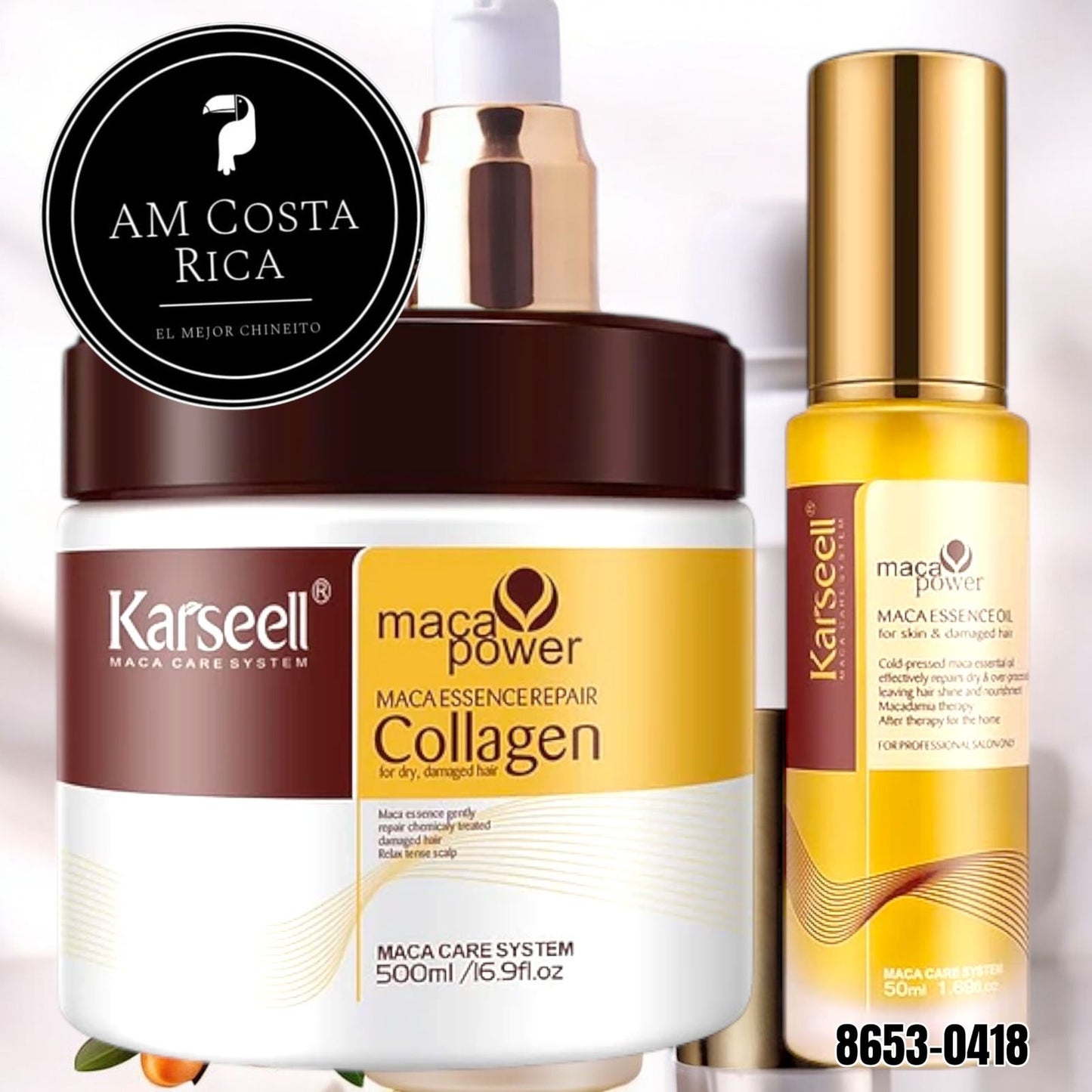 Kit Crema Karseell 500ml + Gotas