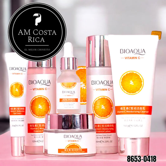 BIOAQUA KIT CUIDADO FACIAL CON VITAMINA C