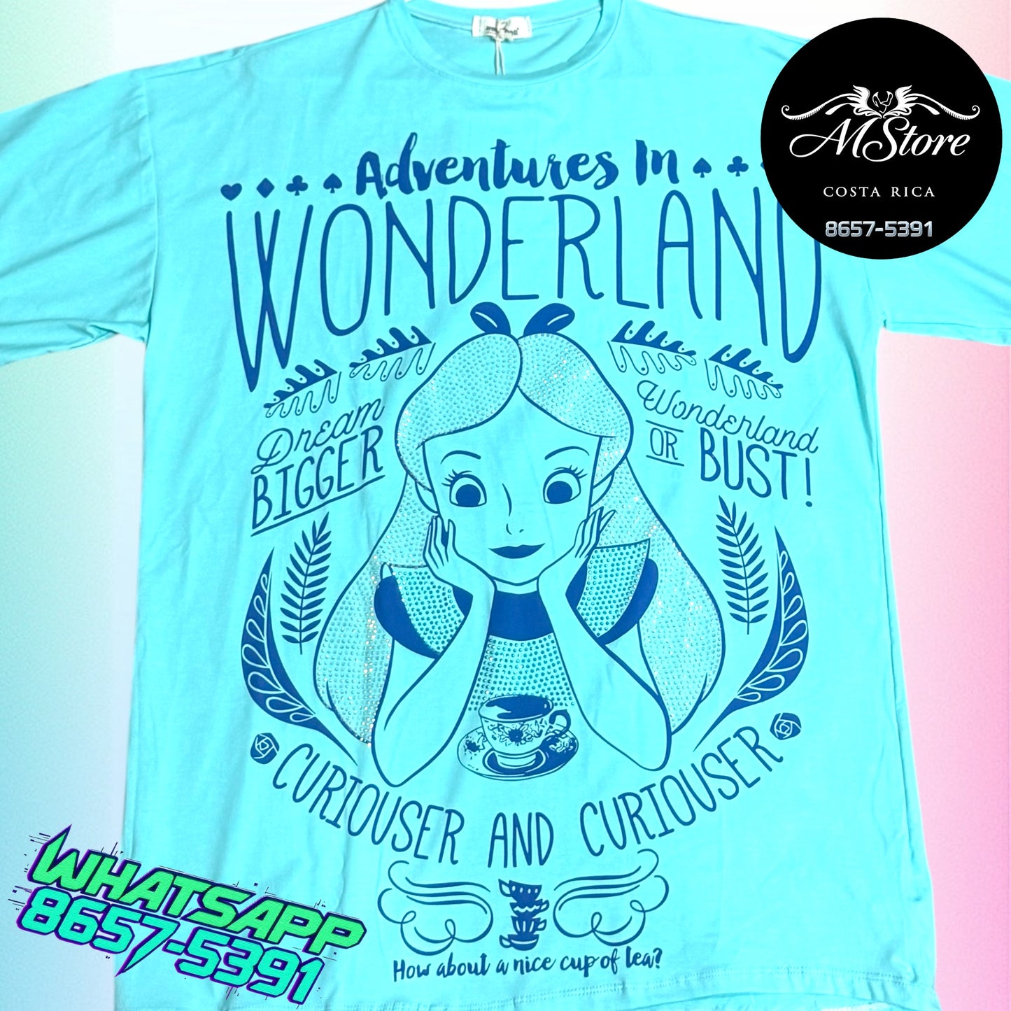 Blusón Oversize PRB Alicia Menta Tela Fria