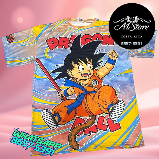 Bluson Dragon Ball peque  Tela piel de Durazno