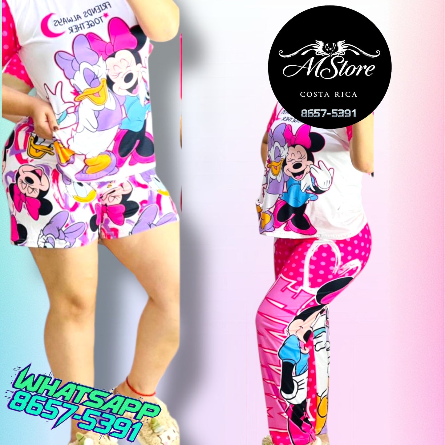 Pijama Plus Trio Minnie Daisy