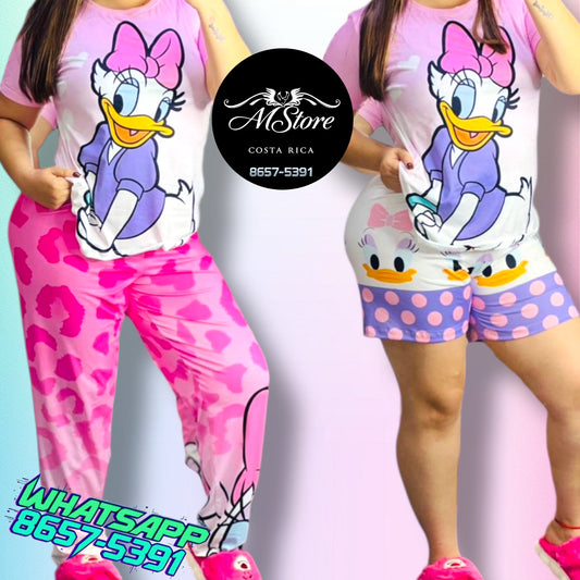 Pijama Plus Trio Daisy Rosa