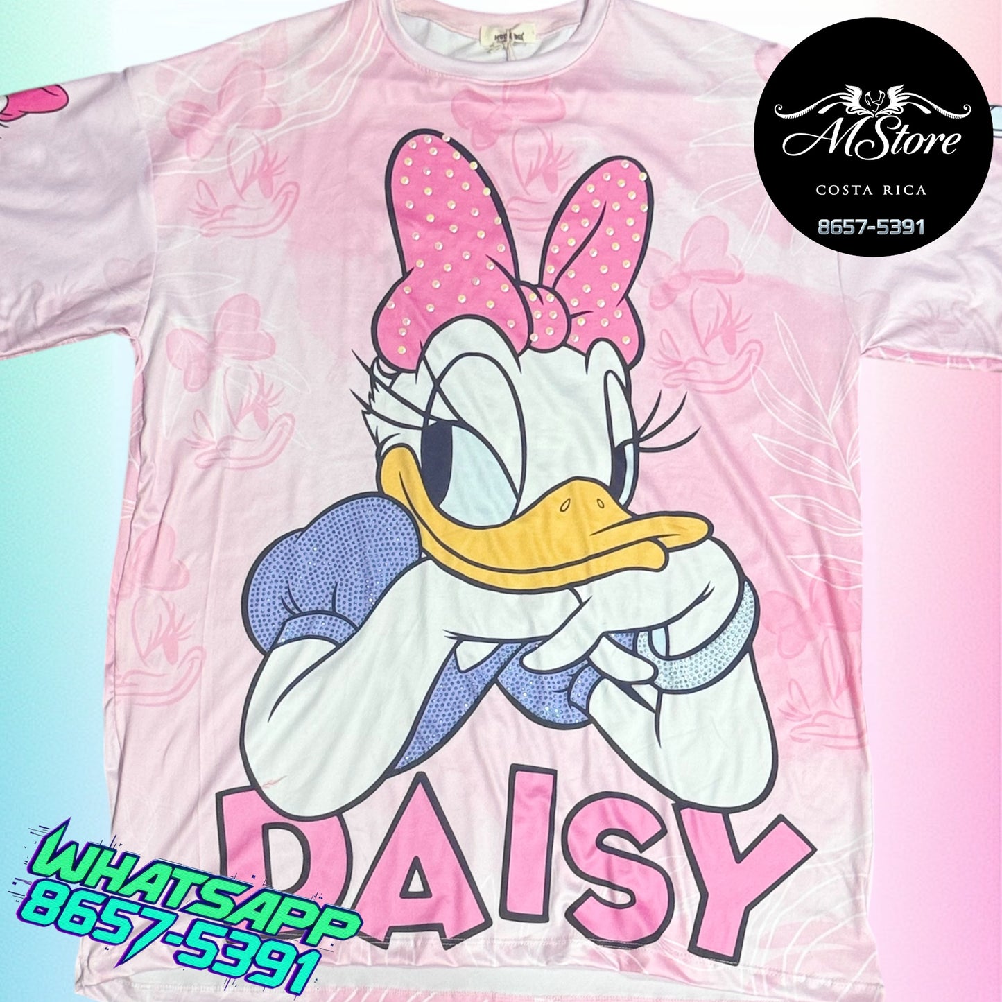 Blusón Oversize MMB  Daisy Rosa Tela piel de Durazno