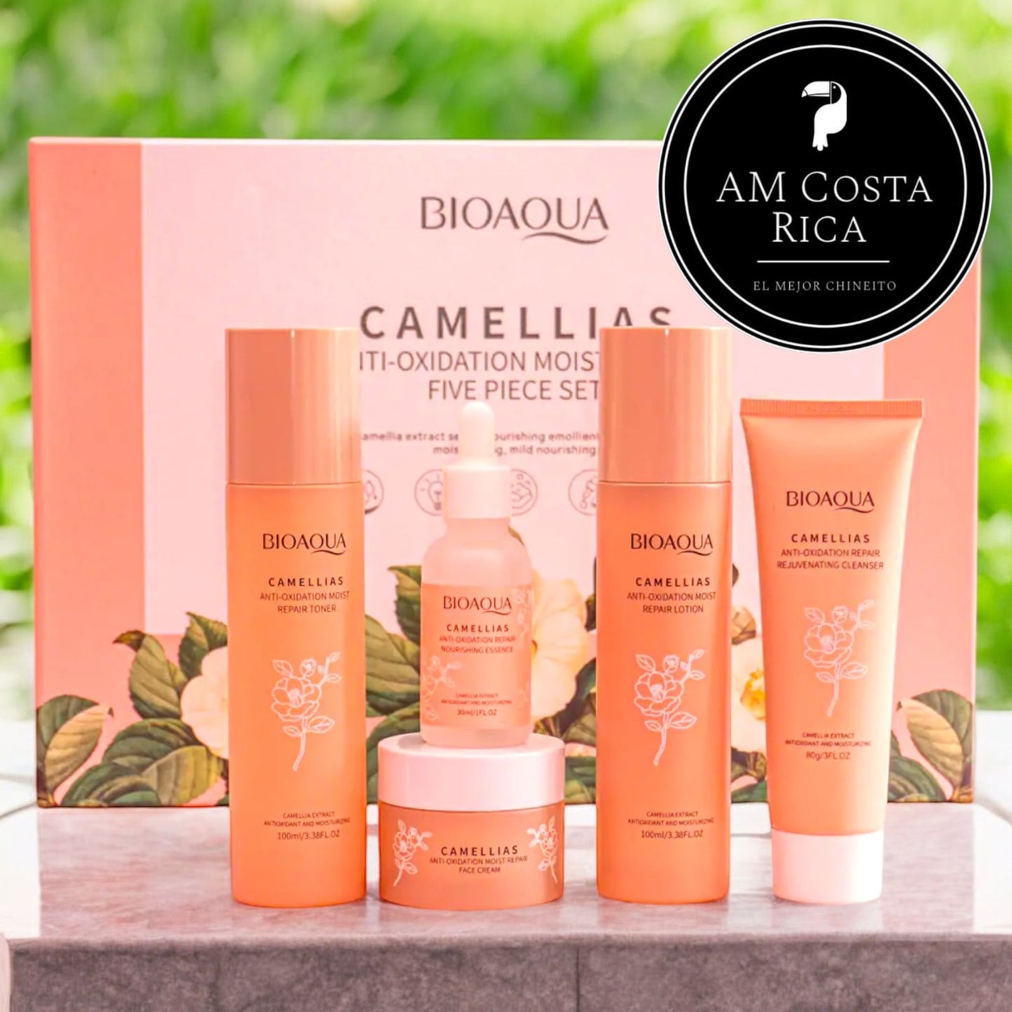 BIOAQUA KIT CUIDADO FACIAL CAMELLIAS ANTI-OXIDANTE