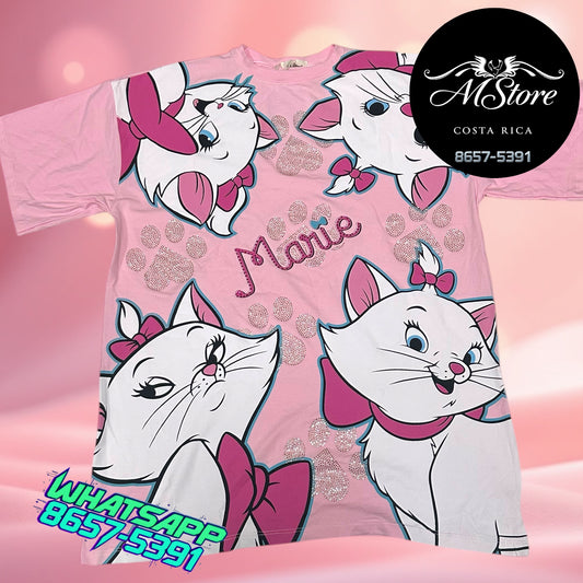 Blusón Oversize Marie Caritas Rosa Tela Fria