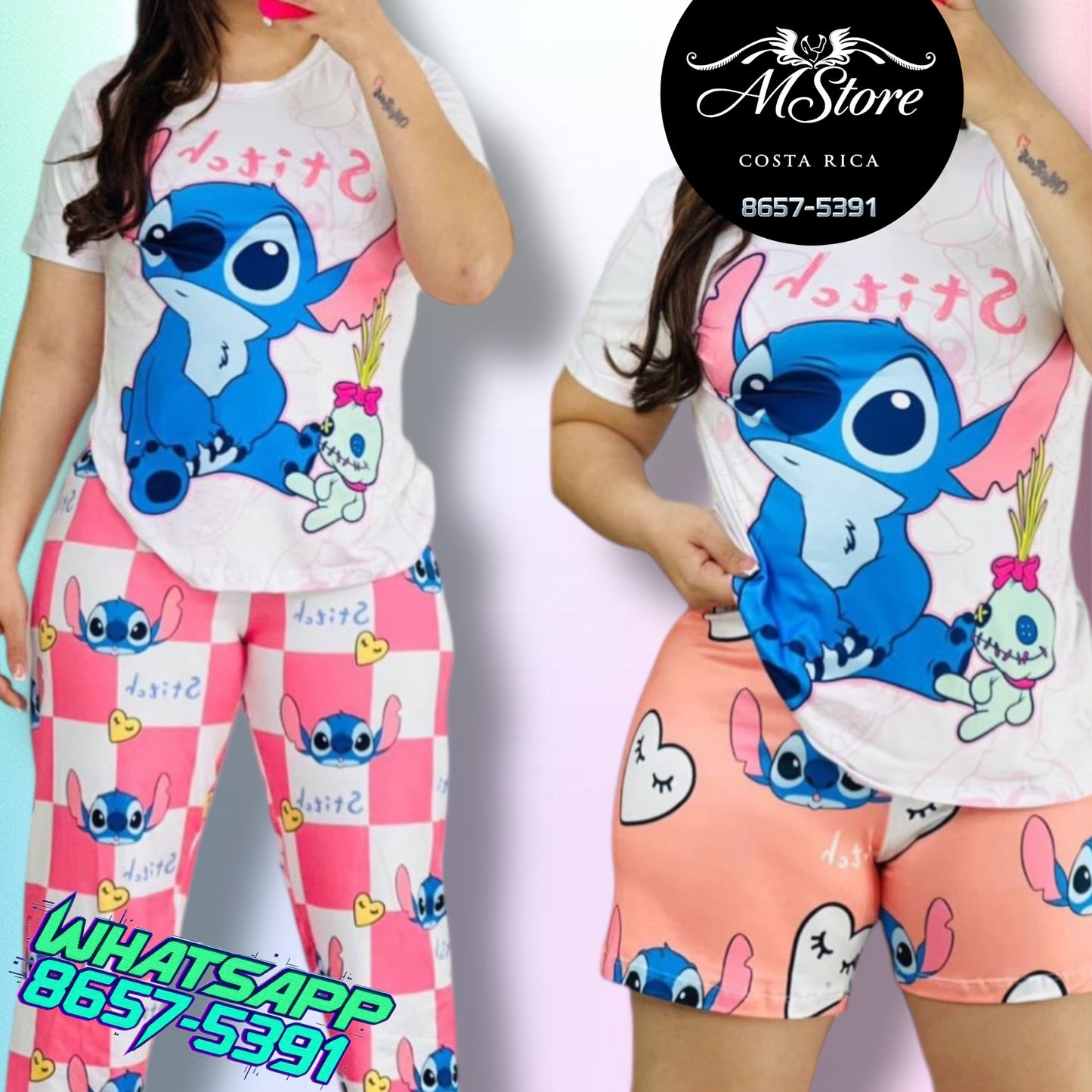 Pijama Plus Trio Stitch Tapito