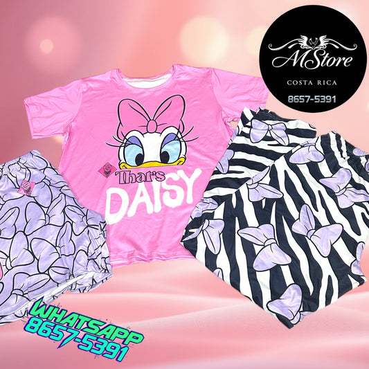 Pijama Plus Daisy Rosa Trío
