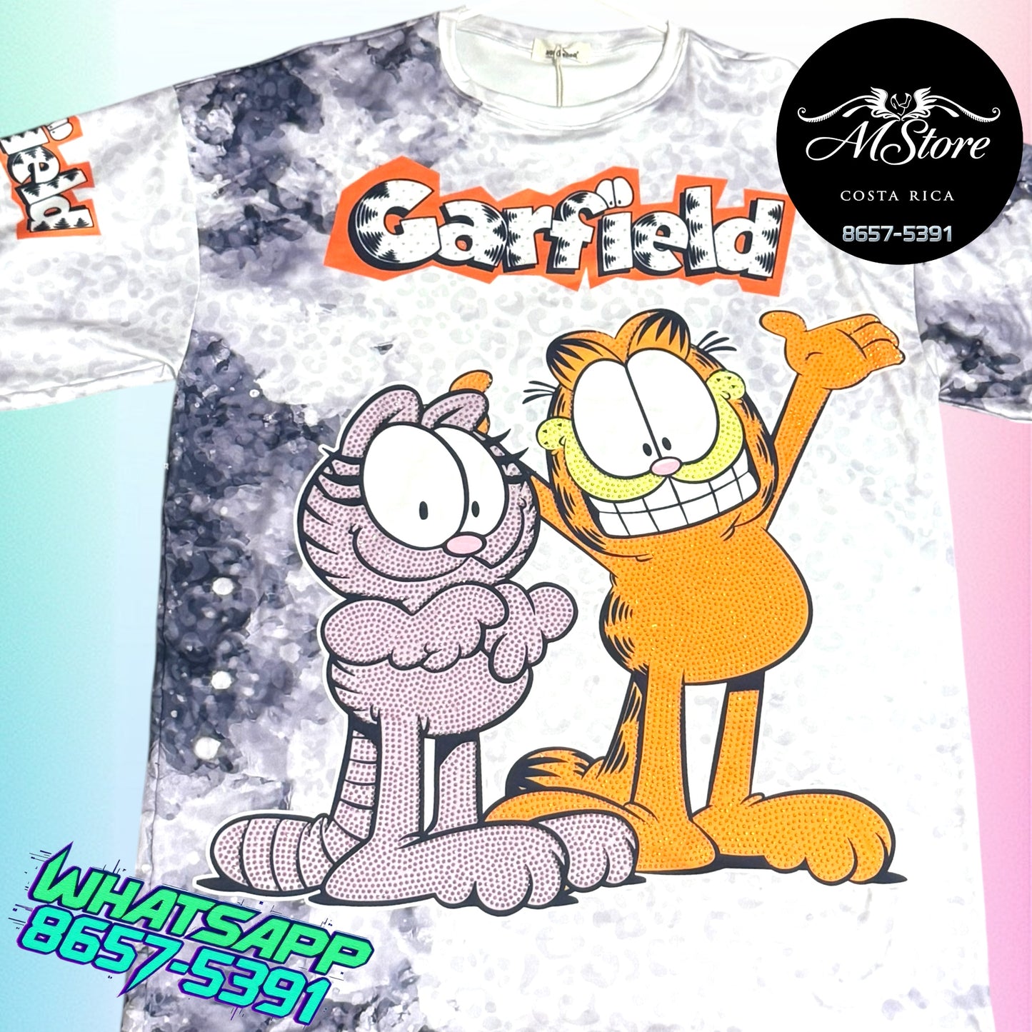 Blusón Oversize GARFB Garfield Nemal Tela piel de Durazno