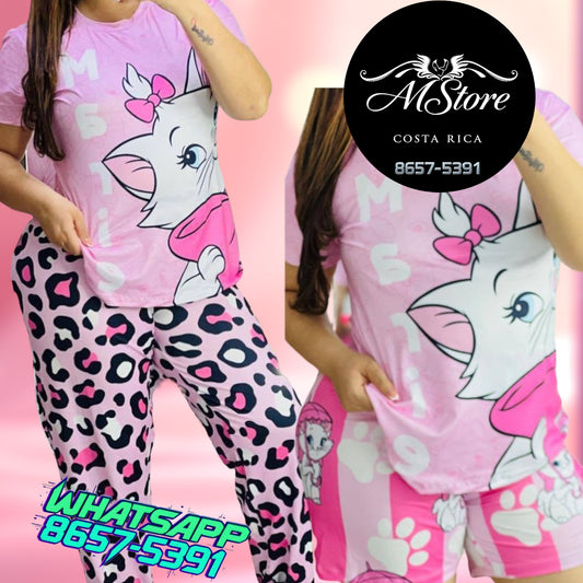 Pijama Plus Trio Marie Print