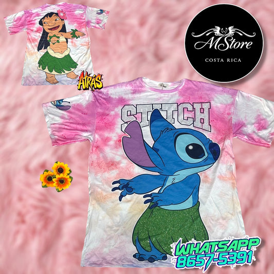 Blusón Oversize Stitch Lilo Tela Piel de durazno