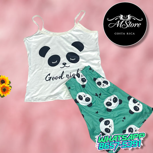 Pijama Plus Panda Short