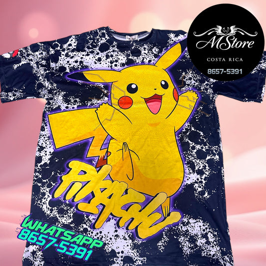 Bluson Pikachu Tela piel de Durazno