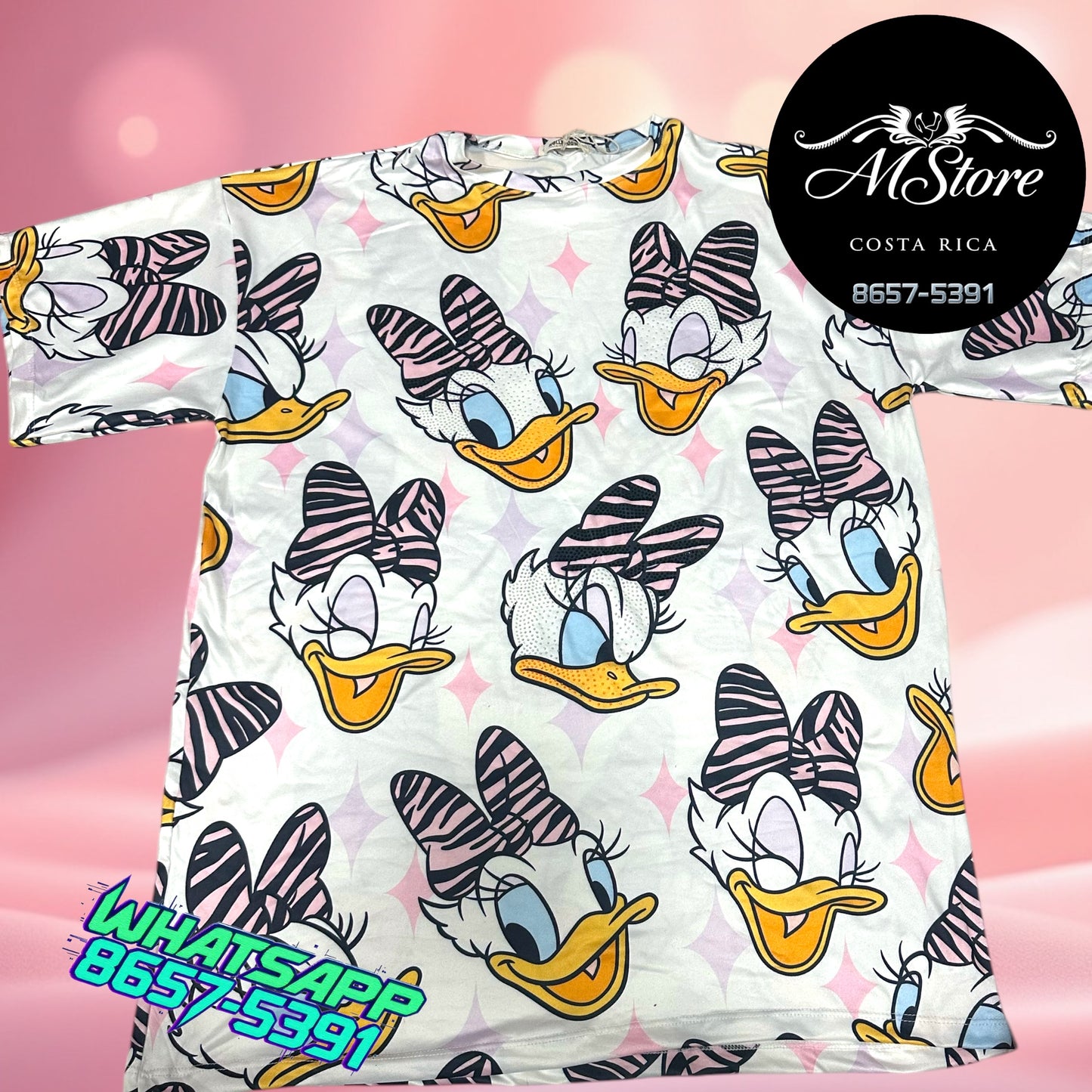 Bluson Daisy Blanco  CaritasTela piel de Durazno