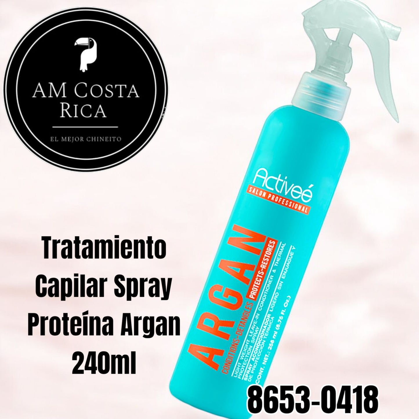 Activeé Tratamiento Capilar Proteína Argan 240ml