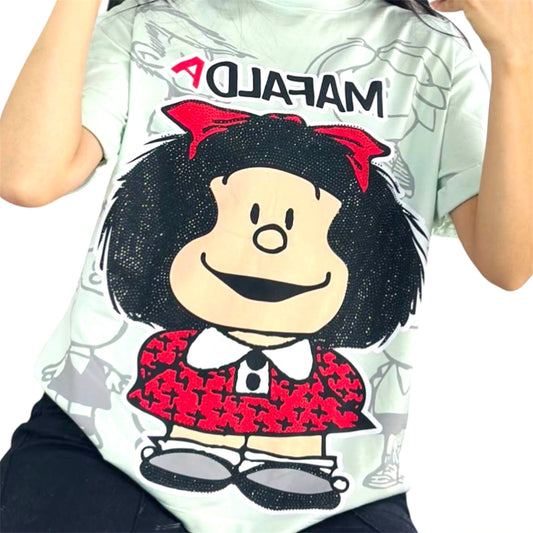 Blusa Corte L Mafalda Esco Pistacho