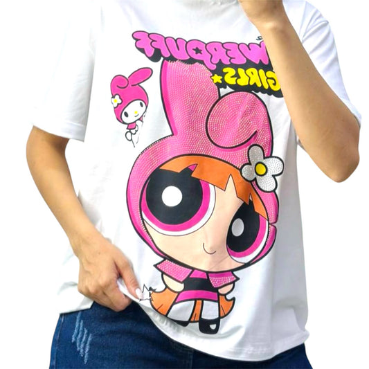 Blusa Corte L Bombón Melody Blanco