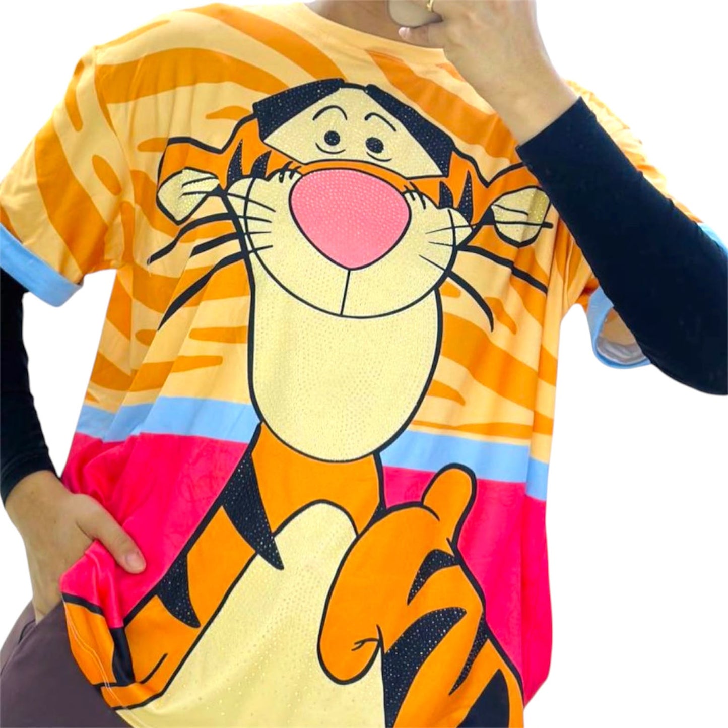 Blusa Corte L Tiger Naranja