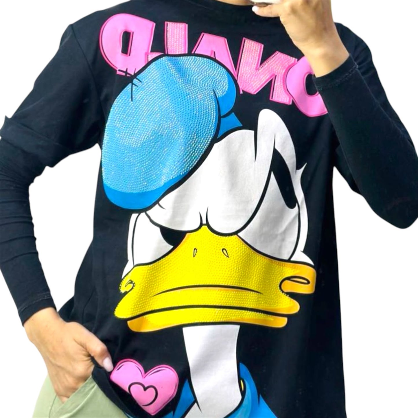 Blusa Corte L Donald Enojado N