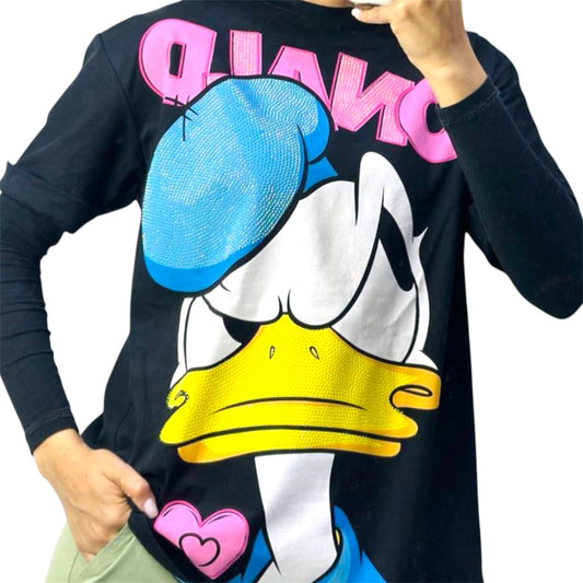 Blusa Corte L Donald Enojado N