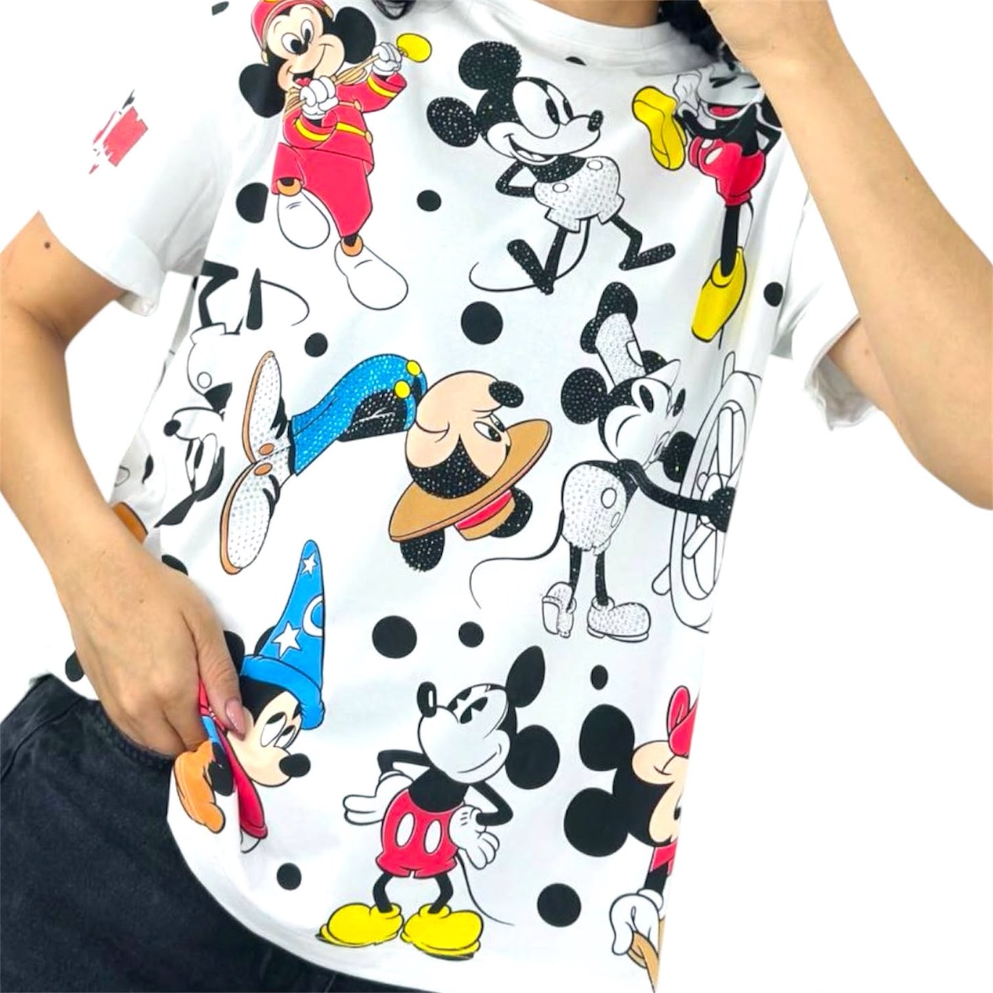 Blusa Corte L Mickey chikitines