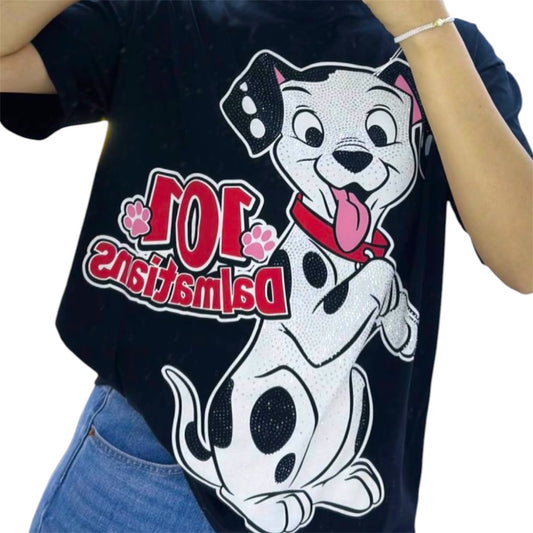Blusa Corte L 101 Dalmatas Negro